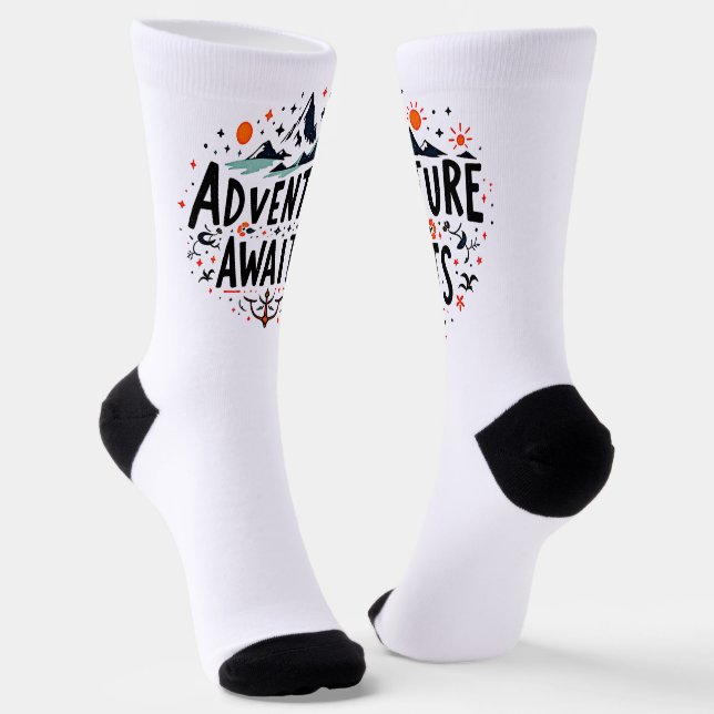 Chaussette Adventure Awaits (Angulaire)