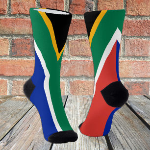 Chaussette Afrique du Sud Chaussettes, mode patriotique drape