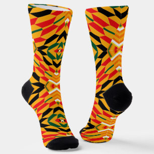 Chaussette Afro Pop Le Caire Impression Kente