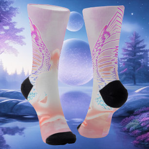 Chaussette Ailes du bien-être : Espace de guérison d'inspirat