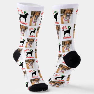 Chaussette Ajouter Boxer Fun Christmas Chien