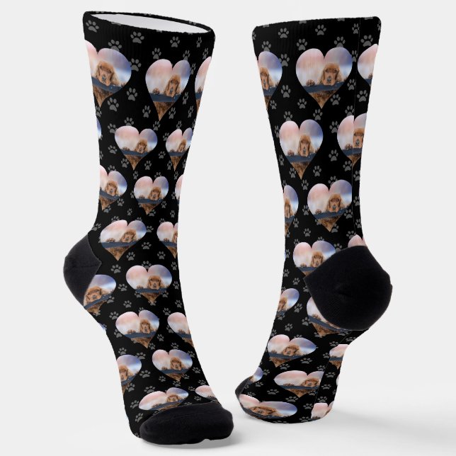 Chaussette Ajouter votre propre Motif photo pour animaux dome (Angulaire)