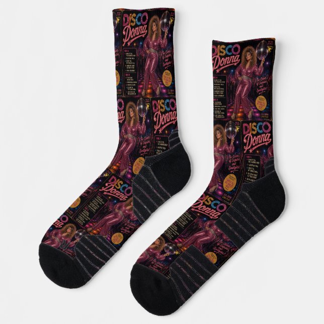 Chaussette Album Disco Donna (Gauche)