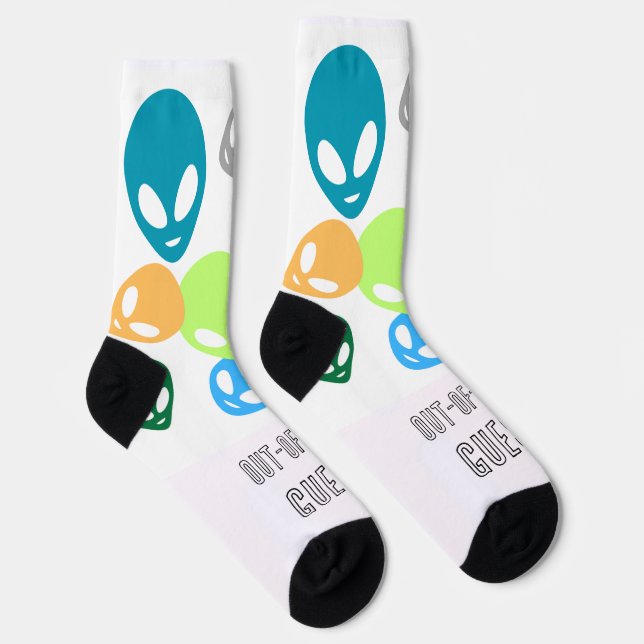 Chaussette Alien "invités de l'extérieur" ! (Droite)