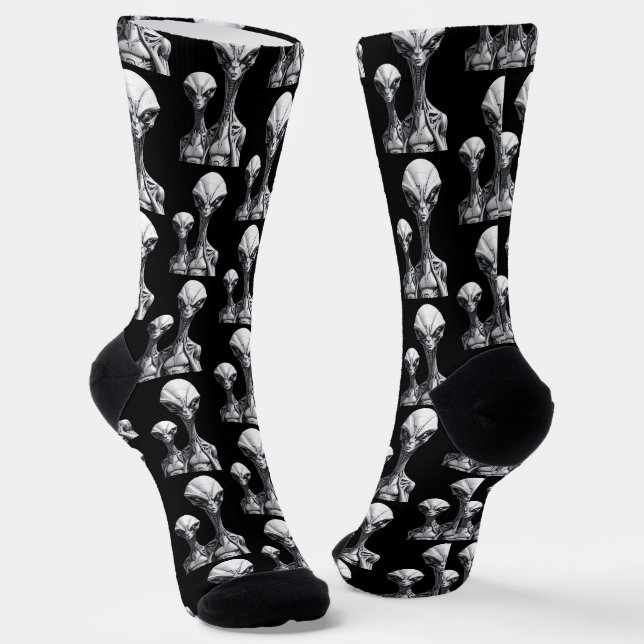 Chaussette Aliens Robots (Angulaire)
