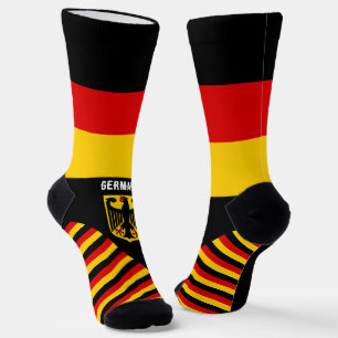 Chaussette Allemagne, mode, drapeau allemand, patriotique