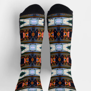 Chaussette Allemagne vintage Gare de Munich Marienplatz