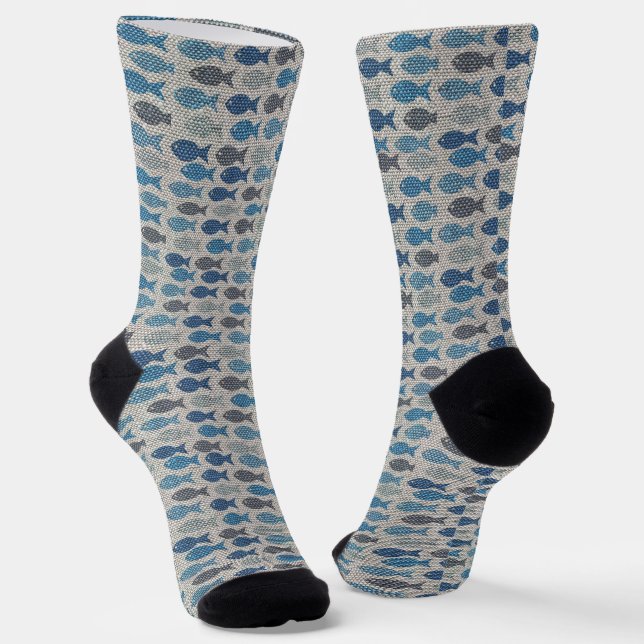 Chaussette Allover Chaussettes de poisson (Angulaire)