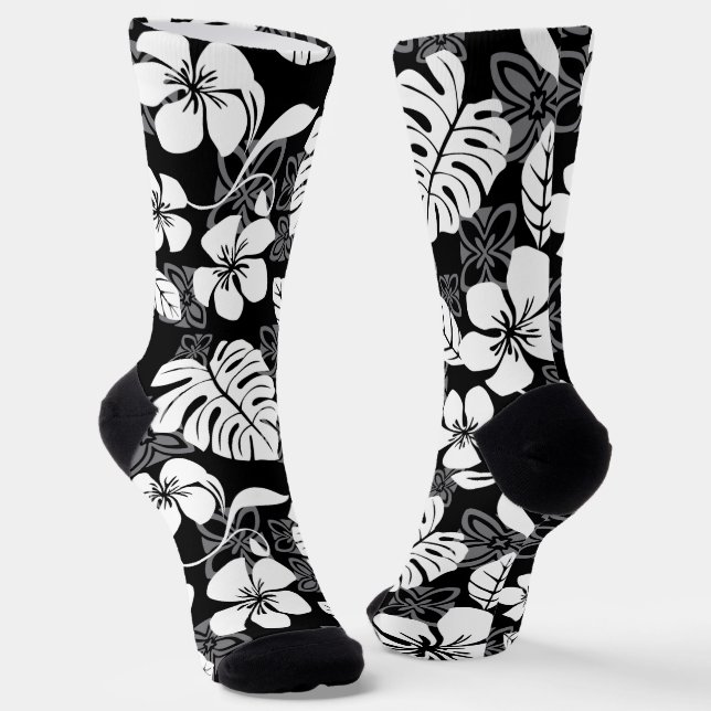 CHAUSSETTE ALOHA VENDREDI (NOIR) (Angulaire)
