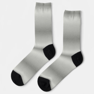 Chaussette Aluminium brossé gris argenté métallique