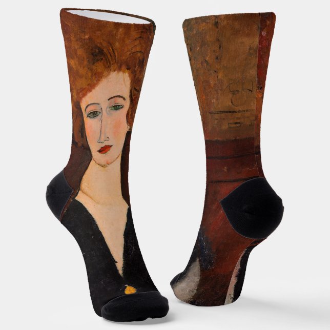 Chaussette Amedeo Modigliani - Portrait d'une femme (Angulaire)