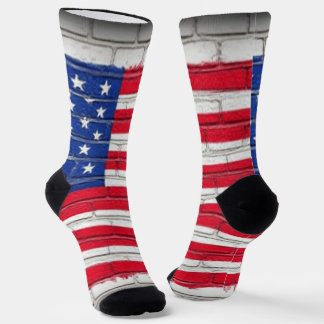 CHAUSSETTE AMERICAN BRICK FLAG