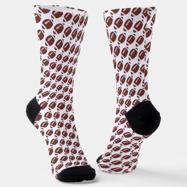 Chaussette American Football Gridiron Ball Pattern (Angulaire)
