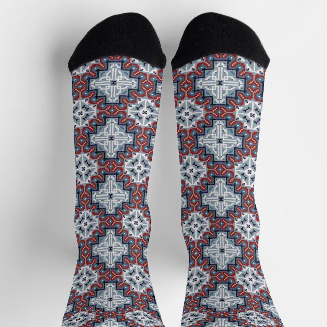 Chaussette Amérindiens Navajo Motif (Haut)