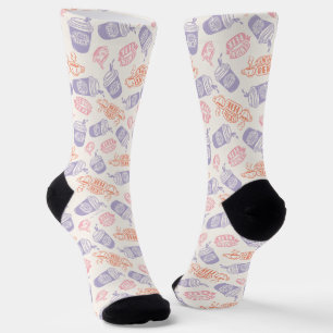 Chaussette AMIS™   Pastel Central Perk Motif