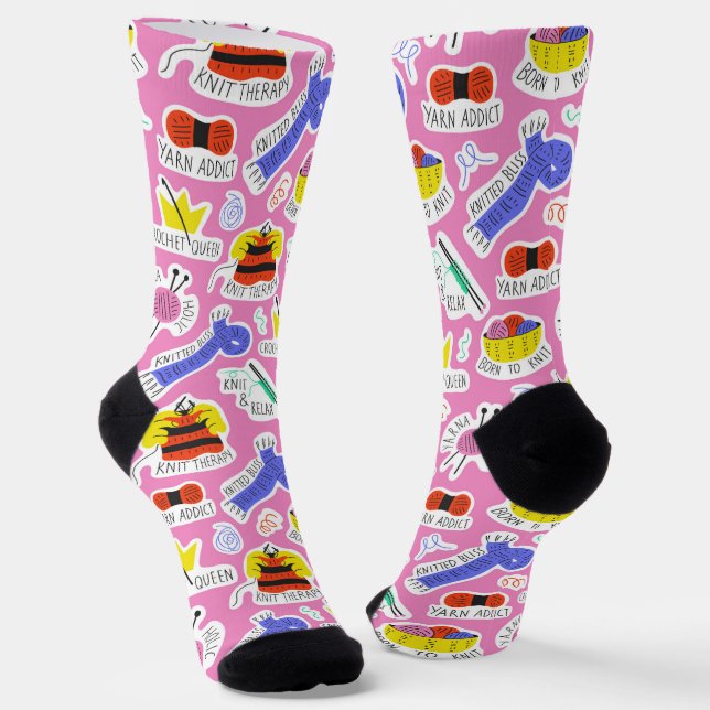 Chaussette Amour de tricot crochet (Angulaire)