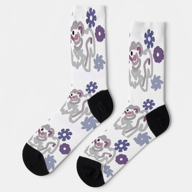 Chaussette Amour d'ours polaire (Gauche)