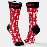 Amoureux des chiens Motif de marionnettes Cute Bul