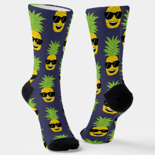 Chaussette Ananas d'été cool en lunettes de soleil