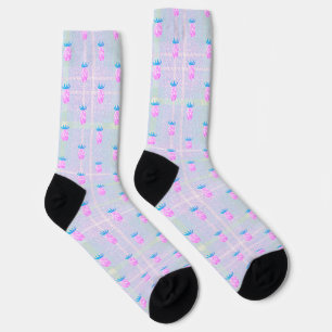 Chaussette Ananas roses de ferme
