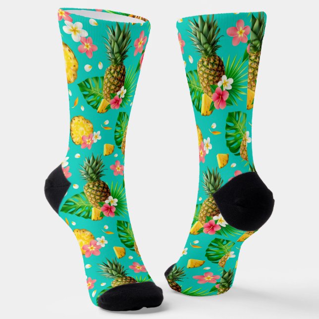Chaussette Ananas tropical (Angulaire)