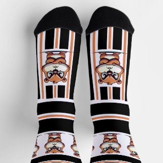 Chaussette Angry Cartoon Bull Crew Socks