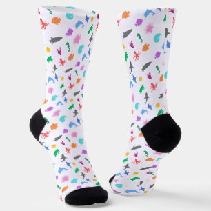 Chaussette Animaux marins à motifs