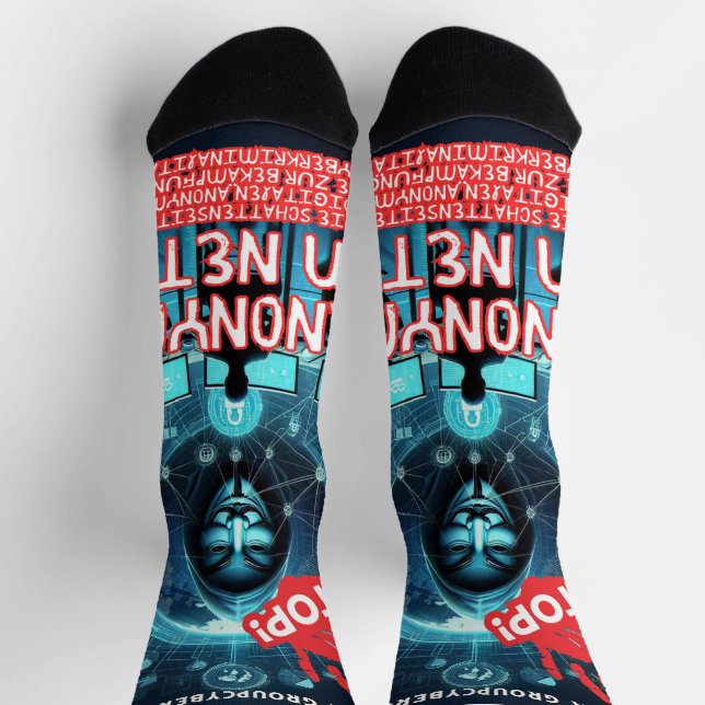Chaussette Anonyme sur le réseau (Haut)