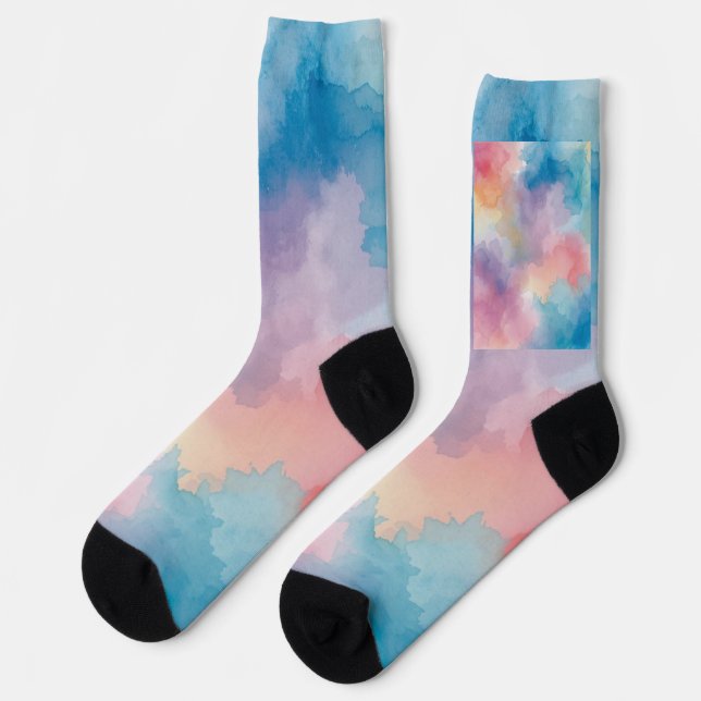 Chaussette Aquarelle  (Gauche)