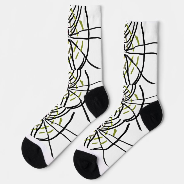 Chaussette Araignée cool Halloween  (Gauche)