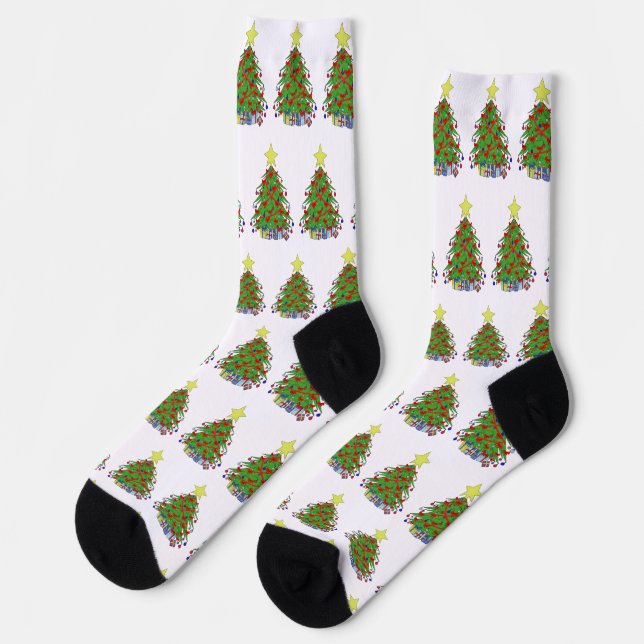 Chaussette Arbre de Noël (Gauche)