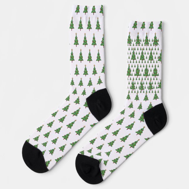 Chaussette Arbre de Noël adorable (Gauche)