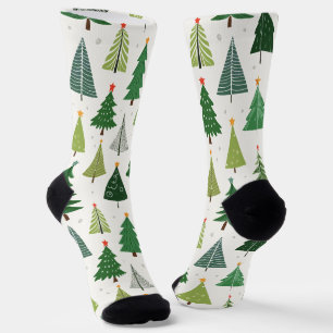 Chaussette Arbres rétro