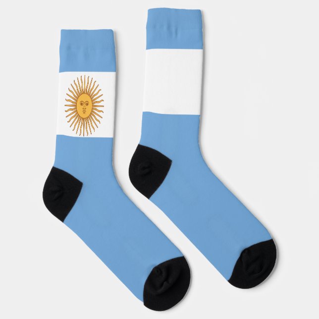 Chaussette Argentine Drapeau national patriotique argentin (Droite)
