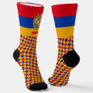 Chaussette Arménie Chaussettes, drapeau arménien mode / sport