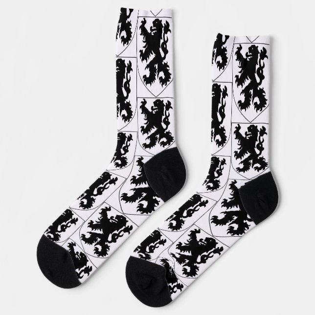 Chaussette Armoiries de Flandre (Gauche)