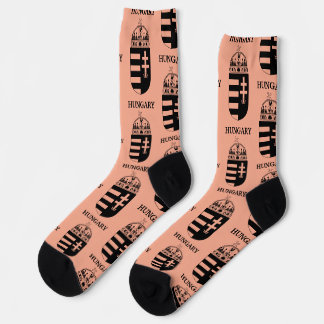 Chaussette Armoiries hongroises Art monochrome contemporain