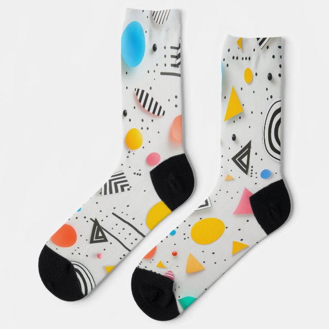 Chaussette Arrière - plan optimisé de formes et de bandes (Gauche)