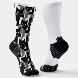 Chaussette Art cool Abstrait de chat sur chaussettes