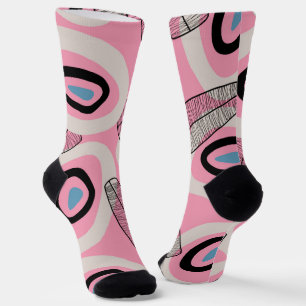 Chaussette Art Moderne Du Milieu Du Siècle En Toute Transpare
