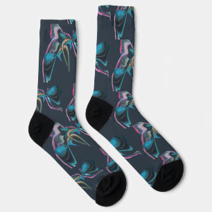Chaussette Art moderne Résumé Conception Médias mixtes
