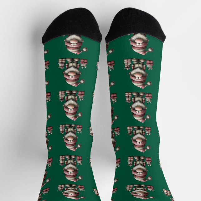 Chaussette Assistant du Père Noël de Noël (Haut)