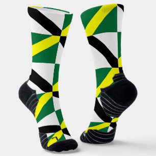 Chaussette Athletic Crew Sock avec drapeau de Monterey, États