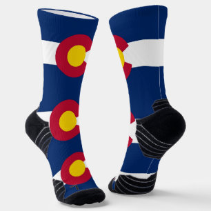 Chaussette Athletic Crew Sock avec drapeau du Colorado, États
