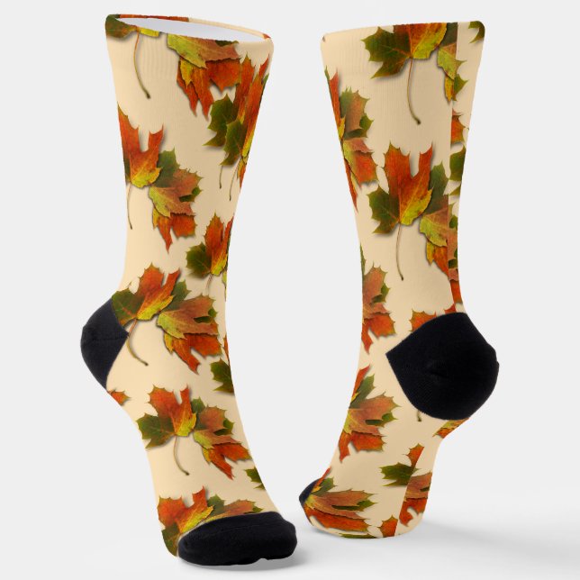Chaussette Automne Feuille d'or (Angulaire)