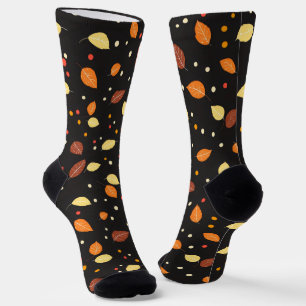 Chaussette Automne Feuilles Automne Motif