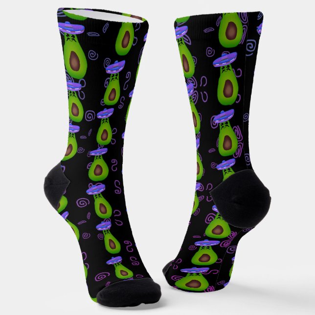 Chaussette Avocat portant un Sombrero (Angulaire)