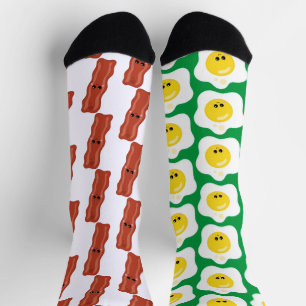 Chaussette Bacon et Oeufs s'amuser mal égalé