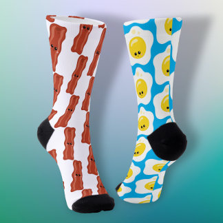 Chaussette Bacon et Oeufs s'amuser mal égalé