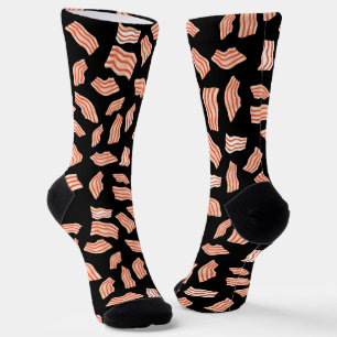 Chaussette Bacon Motif Bacon Strips